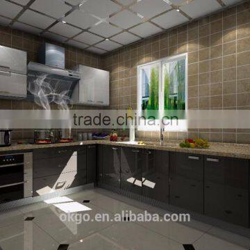 Home Design Custom Kitchen Cupboard Wall Unit for Flat photo-3