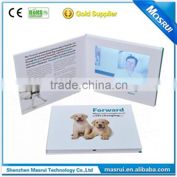 Custom Business promos 2.4" 4.3" 5" 7" 10" video greeting card module