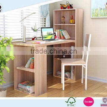 kids desk bookcase combination