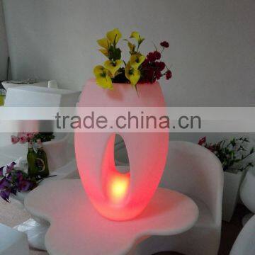 Led Lighting Plastic Flower Pot With Remote Control photo-2