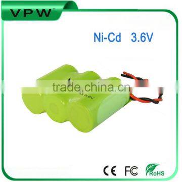 OEM Rechargeable Ni-cd C 3.6V Battery Pack