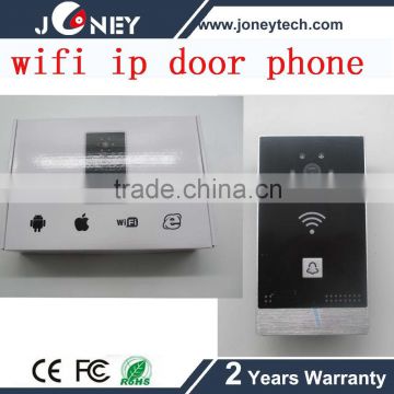 two-way aduio ip Video Door Bell Supports Wifi Remote Viewing and ring tones and volume access