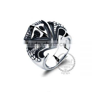 22MM Stainless steel vintage punk style ring fashion ring steam punk jewelry 6240021