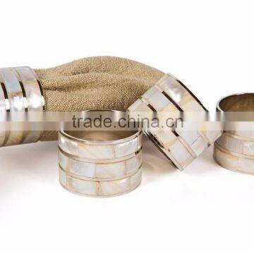 Fashion Resin decorative metal Napkin rings, wedding napkin ring, handmade napkin rings