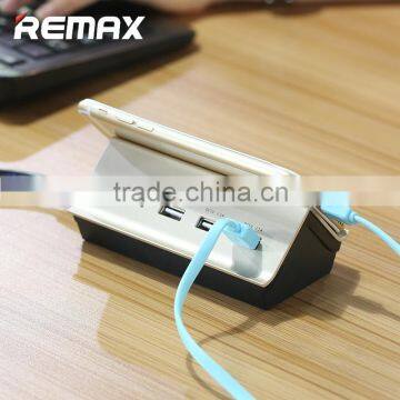 REMAX 250V electrical power 4 usb charge ports extension plug universal outlet socket with spike and surge guard