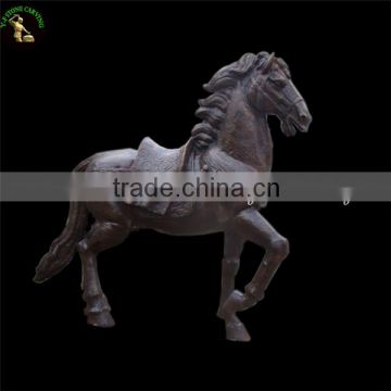 Bronze horse sculpture