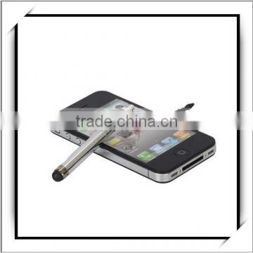 Wholesale! Silver For iPad Retractable Touch Pen