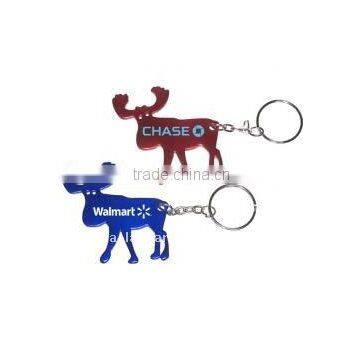 Elk Shape Bottle Opener Key Chain