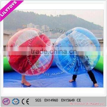 2016 Lily Toys human sized hamster ball, inflatable bubble soccer, inflatable bumper ball for sale