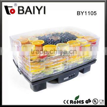 Rectangle shape food dehydrator BY1105 550W