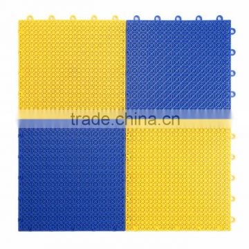 Suspended PP interlocking badminton floor mat