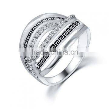 Korea Style Cheap Jewelry Online Rose Gold Crystal Rings photo-3