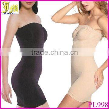 Hot Sex Slimming Control Strapless Body Shaper Skirt Underwear Tube Dress Slip Tummy Trimmer Shaper Smoother Slim Suit