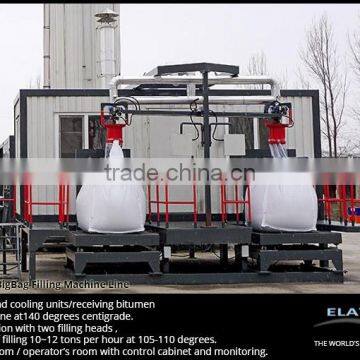 Bitumen big bag filling system