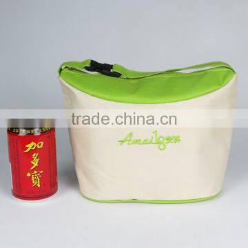 Hot Embroidery Logo shoe-shaped gold ingot Insulated Hand Cooler Bag (BCP044)