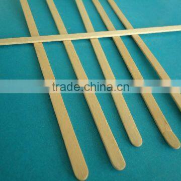 Wood or bamboo coffee stirrers