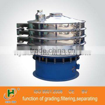 Large capacity grain rotary screen machine