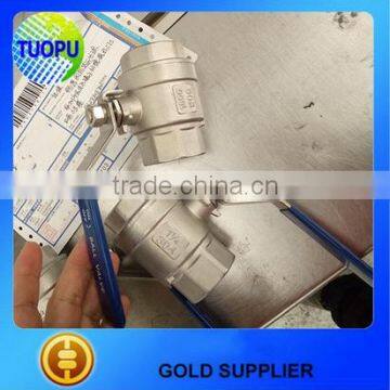 Factory outlet stainless steel 304 ball valve,2 chip ball valve,3/4'' ball valve for best price sale