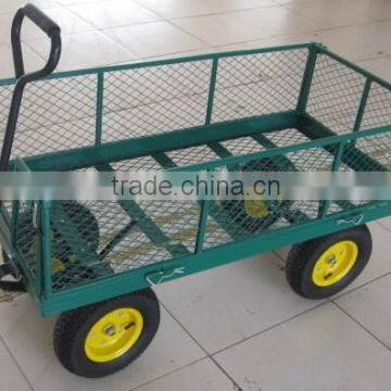 Heavy Duty Four Wheel Garden Trolley / Utility Mesh Cart photo-4