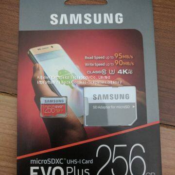 SAMSUNG Micro SD XC USH I Card EVO PLUS 256 GB MEMORY CARD SDD CLASS 10