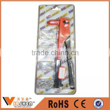 Drop forged steel upper single handle hand riveter