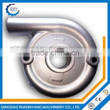 Customized precision stainless steel casting pump shell with machining