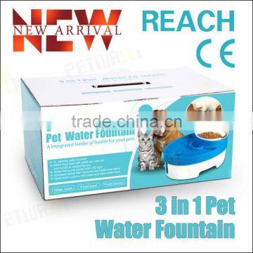 Newest 3 in 1 Featured Dog Drinking Water Fountain photo-4