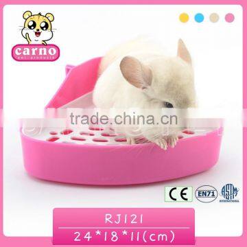 Superior plastic pet potty toilet for rabbit hamster