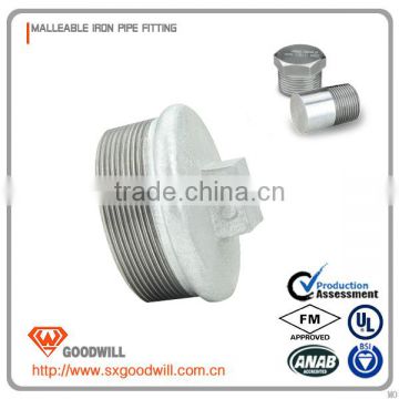 pipe fitting manufacturing industrial male plain plug