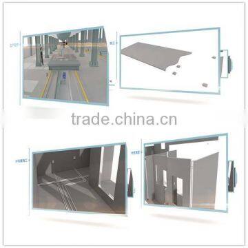 Nano-composite wall panel/insulation material/thermal insulation material