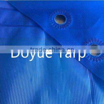 China Supplier Waterproof Blue Poly Sun Shelter Cross Laminated Tarpaulin photo-2