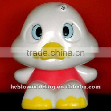 OEM Plastic Money Box White Piggy Bank Plastic HDPE Coin Bank Huizhou Factory photo-5