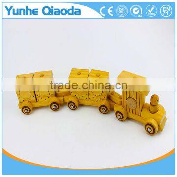 Colorful Wood Stocking Train Toys Geometrical Shape Blocks Education Gift photo-3