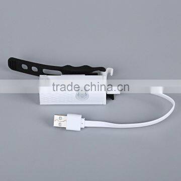 Bike Bicycle Light Water Resistant Rechargeable Mountain Bike Front Light With USB Changer for Night Cycling photo-5