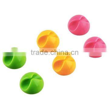 6pcs Smart Wire Cord Cable Drop Clips Ties Organizer Holder Line Fixer photo-2