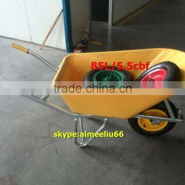 Big Capacity 85L Plastic Tray Garden Wheelbarrow photo-2