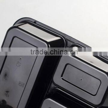 3 Compartments Lunch Food Storage Container Plastic Food Container With Lid photo-3