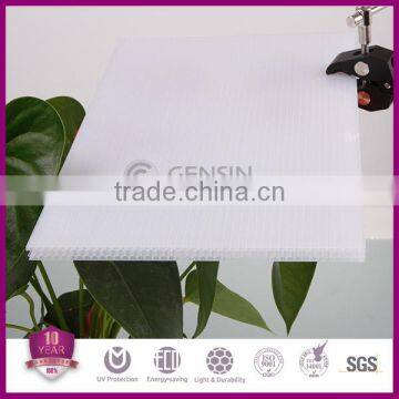 Milky Opal Honeycomb 8-12mm Thick Polycarbonate Sheet Manufacturer Price Co-extrude UV Protection 2100*5800mm photo-3