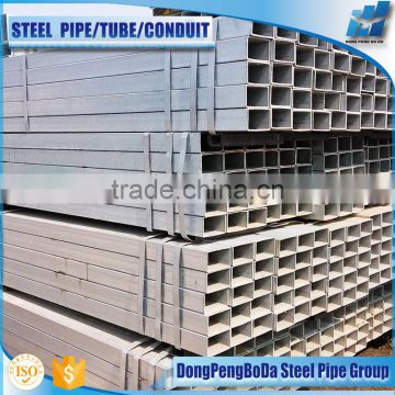 30um zinc AS1163 400*400 mm square galvanized tubing