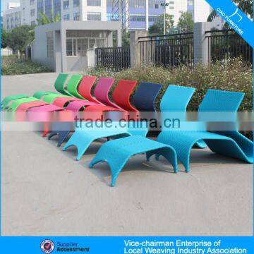 Внешняя мебель для расслабления из полиэстерного плетеного винограда для зоны бассейна (2051LC) photo-3