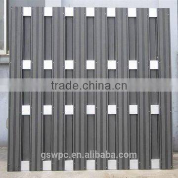 Anticorrosive wood plastic fence wood plastic composite wpc fence / railing