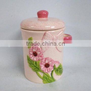 Hot sell ceramic pink mug