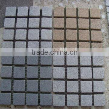 Cheap Granite Paving With Back Mesh photo-3