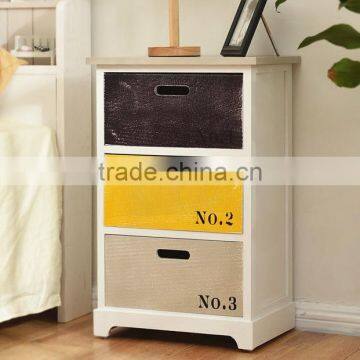 Home Furniture 2/3/4 Drawers Antique Wooden Cabinet photo-3