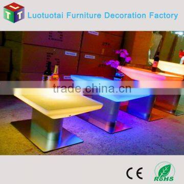 New Design Multicolored Led Luminous Coffee Table photo-6