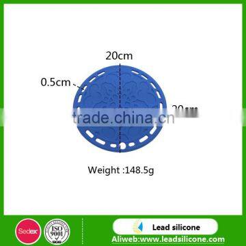 Colorful Round Shape Silicone Table Mat, Heat Resistant Silicone Placemat photo-4