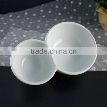 Eco Ware Factory Suppliers Dual Shape Ceramic Dipping Oil Bowls photo-3