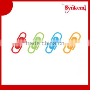 Various types of plastic fancy paper clips