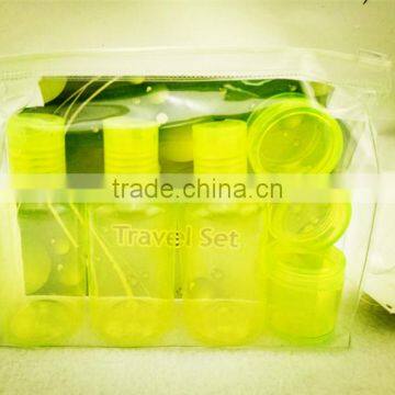 7pcs Cheap Color Plastic Travel Bottle Set Travel Bottle Kit Bottle Container photo-5