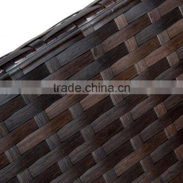 2017 Trade Assurance Most Popular Outdoor Simple Design Alum Frame pe Brown Rattan Dining Table Set Furniture photo-2